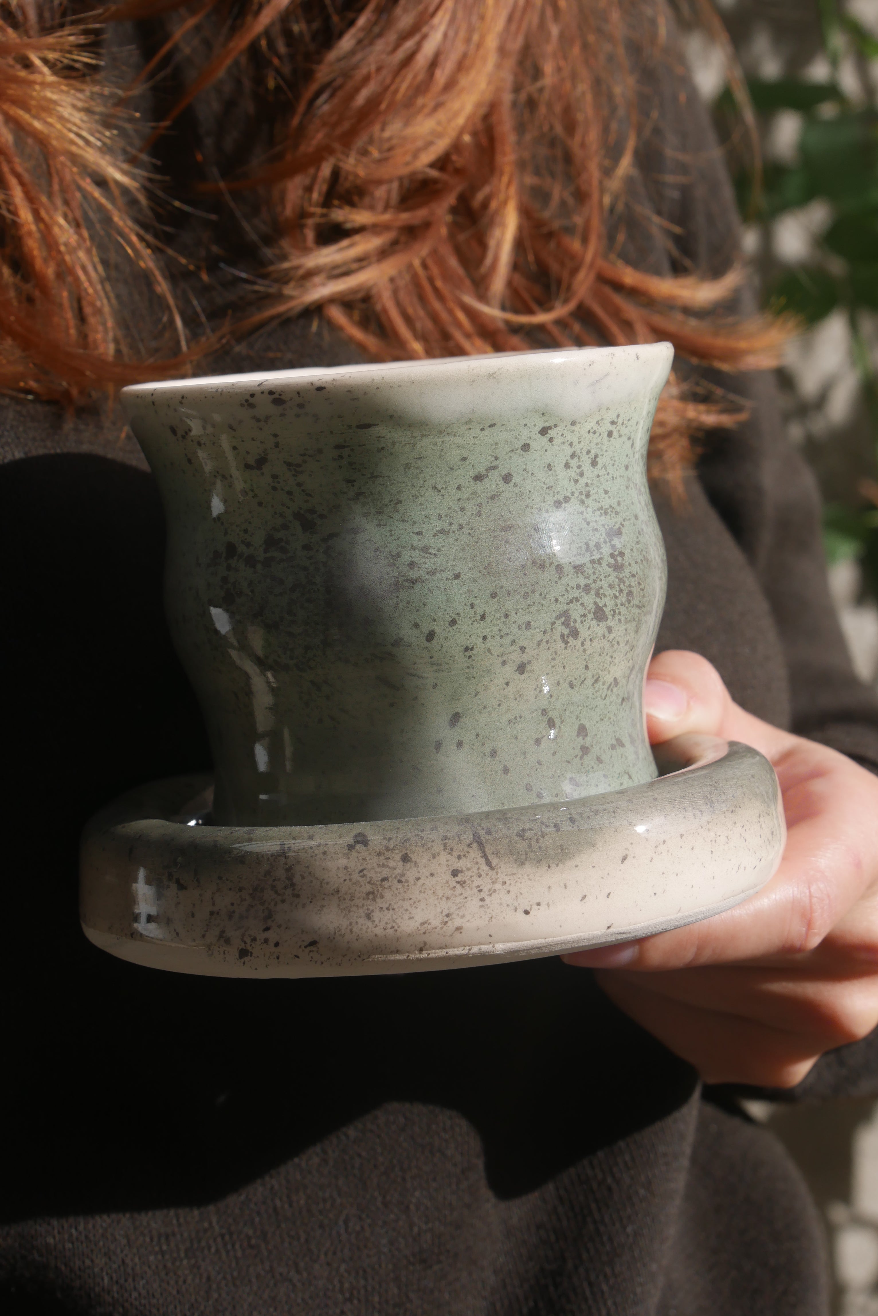 Pot à plantes Bubble Vert