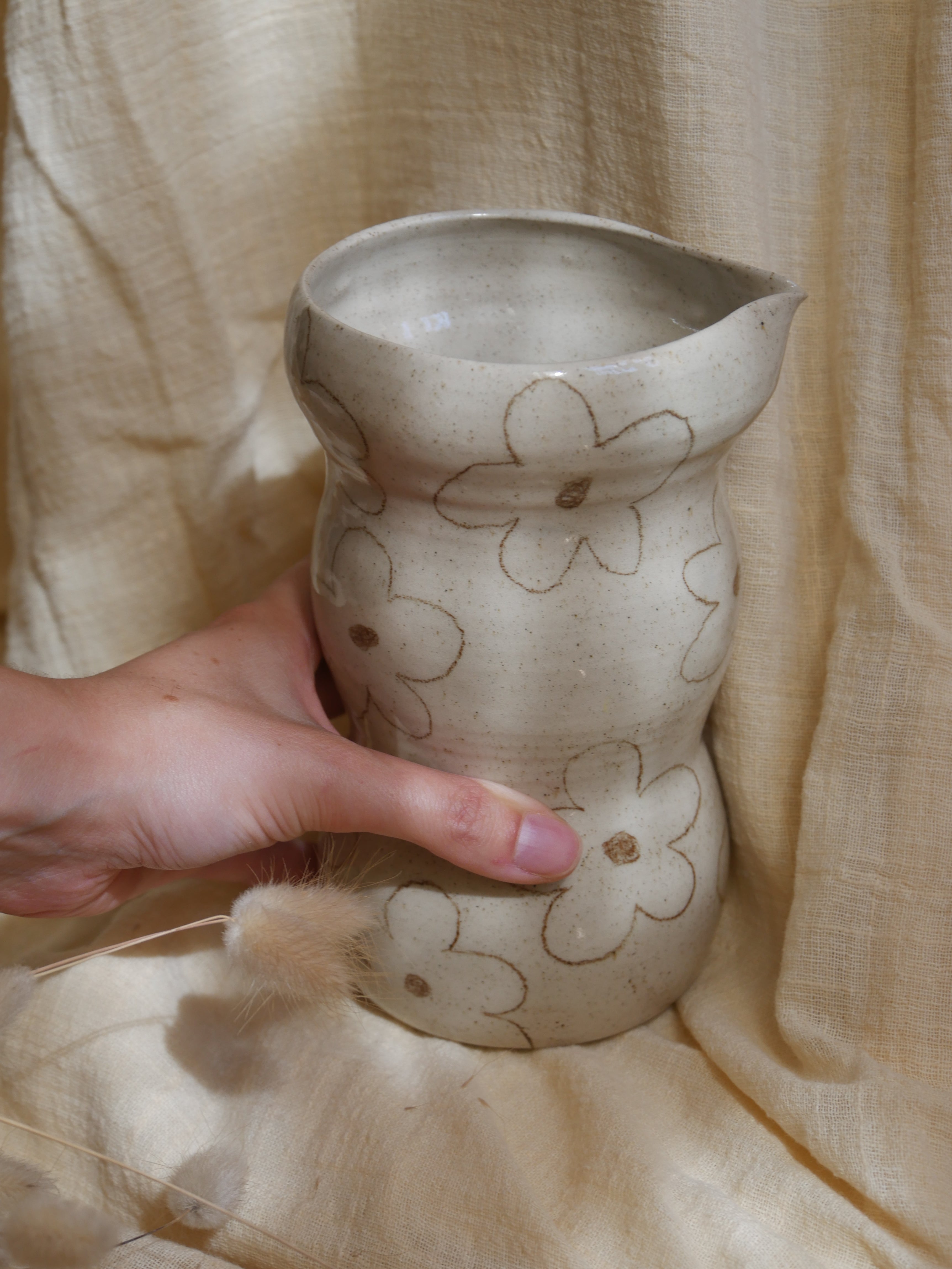 Carafe Fleurs Dessinées